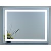 Innoci-Usa Terra 35 in. W x 22 in. H Rectangular LED Mirror with Built-In Controls 63402235